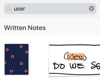 Handwriting recognition in GoodNotes